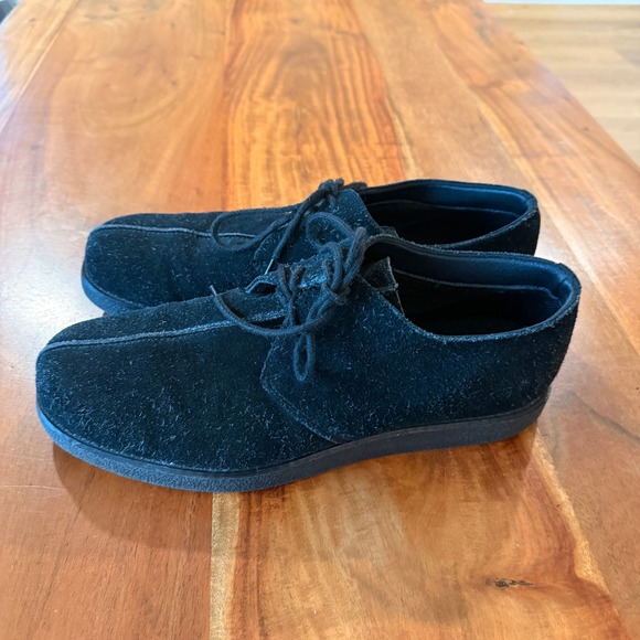 Stacy Adams Men's Black Suede Lace Up Dress Shoes Size 13 - Picture 4 of 7